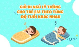 giờ đi ngủ lý tưởng cho trẻ em