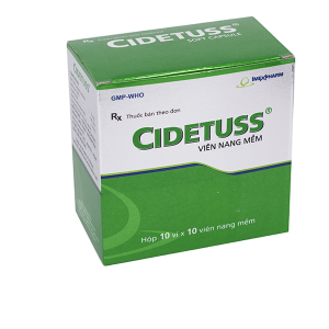 Thuốc ho Cidetuss (Hộp 100 viên)