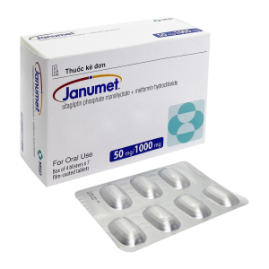 Thuốc điều trị đái tháo đường Janumet 50mg/1000mg (Hộp 28 viên)