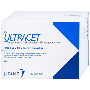 Thuốc giảm đau Ultracet (Hộp 30 viên)
